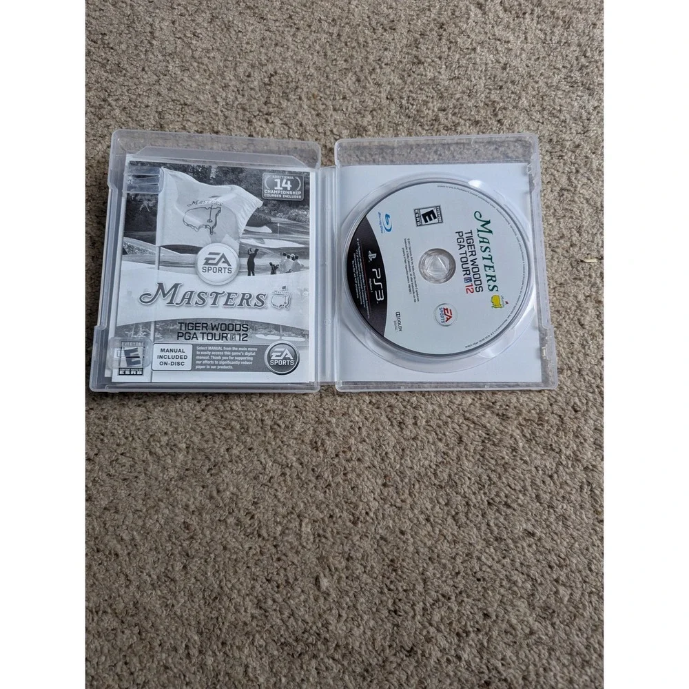 Tiger Woods‎ PGA Tour 12 The Masters PS3 PlayStation 3 EA Sports Golf Game CIB